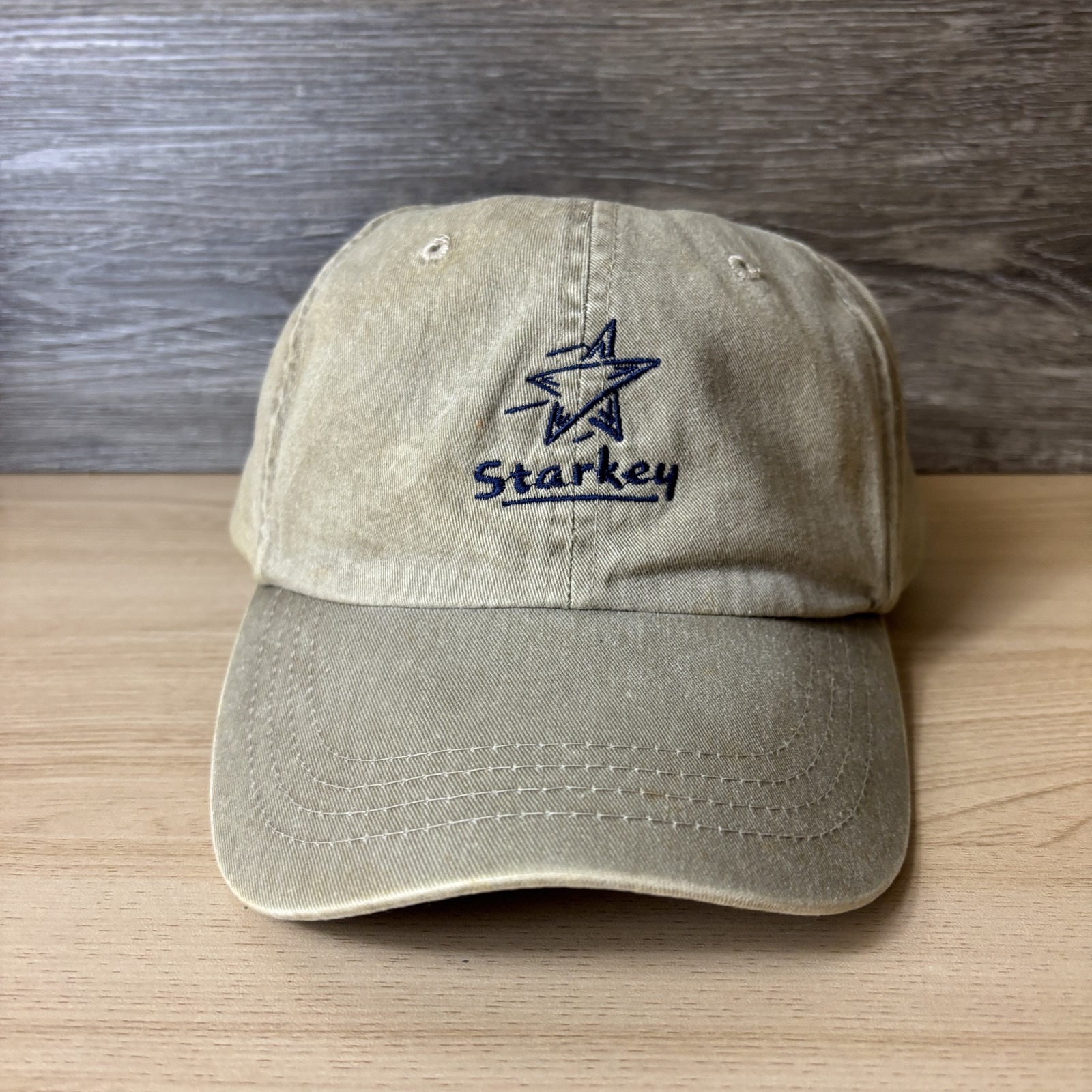 Starkey Hat Cap Snap Back Canvas Embroidered Strap Back Classic Mens Adjustable